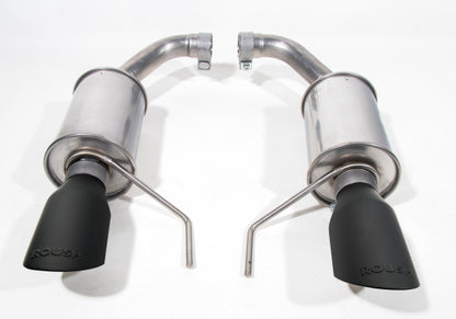 Roush 2015-2025 Mustang V6 & EcoBoost Black-Tip Axle-Back Exhaust