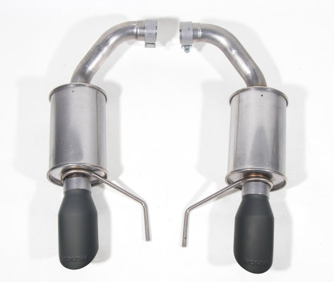 Roush 2015-2025 Mustang V6 & EcoBoost Black-Tip Axle-Back Exhaust