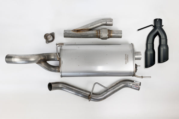 Roush 2021-2026 F-150 Side Exit Cat Back Active Ready Exhaust - Black Tip