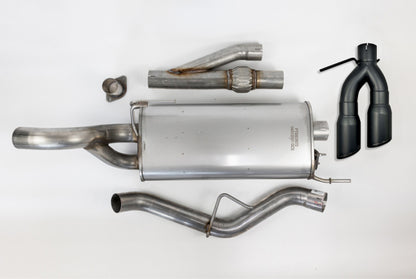 Roush 2021-2026 F-150 Side Exit Cat Back Active Ready Exhaust - Black Tip
