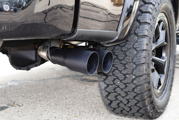 Roush 2021-2026 F-150 Side Exit Cat Back Active Ready Exhaust - Black Tip