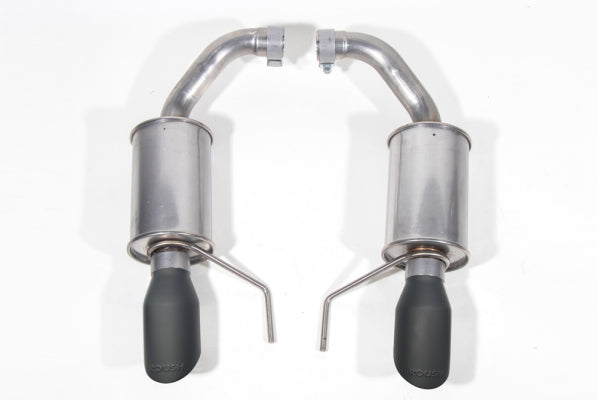 Roush 2024-2026 Mustang GT & EcoBoost Dual Tip Axle Back Exhaust - Black Tip