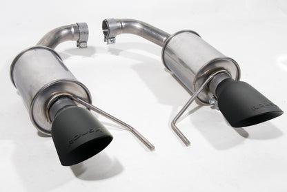 Roush 2024-2026 Mustang GT & EcoBoost Dual Tip Axle Back Exhaust - Black Tip