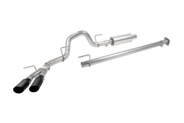 Roush 2021-2026 F-150 Side Exit Cat Back Performance Exhaust - Black Tip
