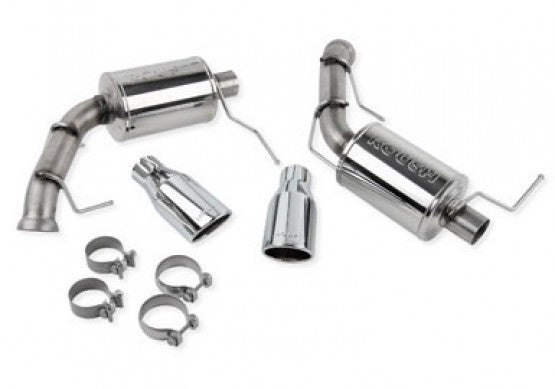 ROUSH V8 Mustang Exhaust with Round Tips (2011-2014)