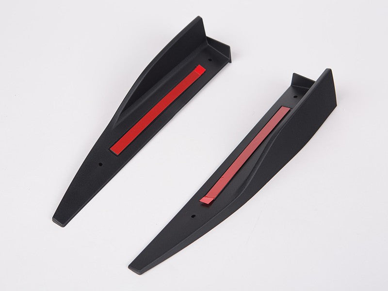 ROUSH 2015-2022 Mustang Rocker Winglets (Molded Black)