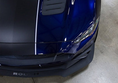 ROUSH 2018-2023 Mustang Chin Spoiler and Wheel Shroud 3-Piece Aero Kit