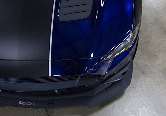 2018-2022 ROUSH Mustang Chin Spoiler and Wheel Shroud 3-Piece Aero Kit